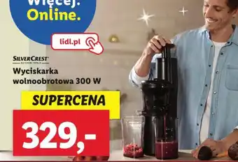 Lidl SILVERCREST Wyciskarka wolnoobrotowa 300 W oferta