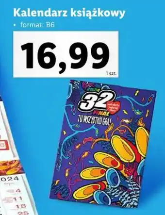 Lidl Kalendarz książkowy oferta