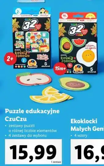 Lidl Puzzle edukacyjne CzuCzu oferta