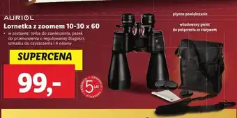 Lidl AURIOL Lornetka z zoomem 10-30 x 60 oferta