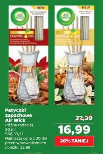 Netto Patyczki zapachowe Air Wick 30 ml oferta