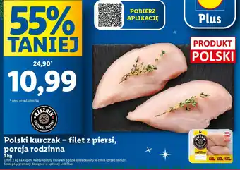 Lidl Polski kurczak filet z piersi 1kg oferta