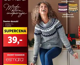 Lidl esmara Sweter damski oferta