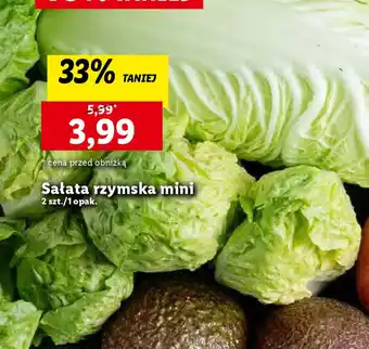 Lidl Sałata rzymska mini oferta