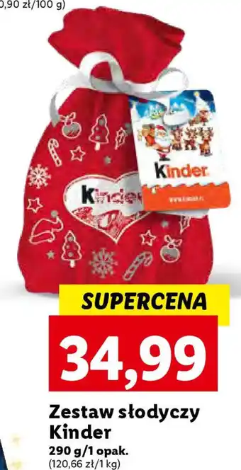 Lidl Zestaw słodyczy Kinder 290g oferta