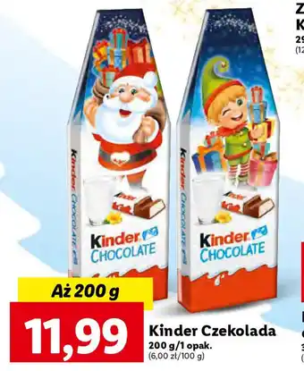 Lidl Kinder Czekolada 200g oferta