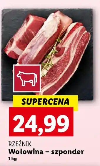 Lidl RZEŹNIK Wołowina - szponder 1 kg oferta