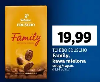 Lidl TCHIBO EDUSCHO Family, kawa mielona 500g oferta