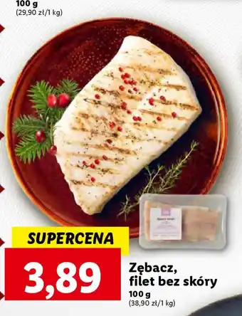 Lidl Zębacz, filet bez skóry 100 g oferta