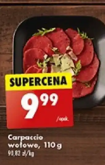Biedronka Carpaccio wołowe 110 g oferta