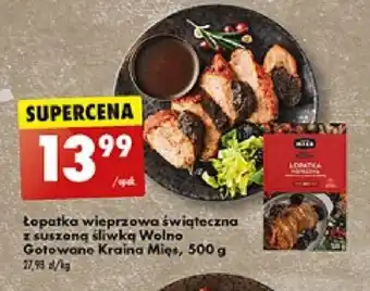 Biedronka Łopatka wieprzowa świąteczna z suszoną śliwką Wolno Gotowane Kraina Mięs, 500 g oferta