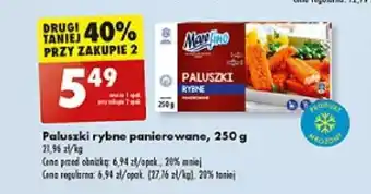 Biedronka Paluszki rybne panierowane 250 g oferta