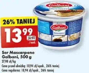 Biedronka Ser Mascarpone Galbani, 500 g oferta