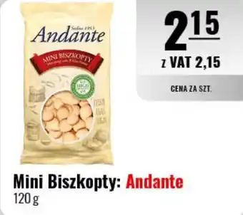 Eurocash Mini Biszkopty: Andante 120 g oferta
