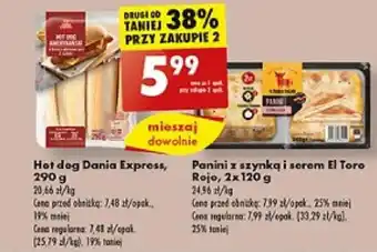 Biedronka Hot dog Dania Express, 290 g oferta