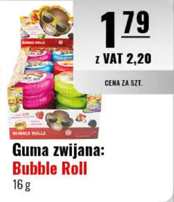 Eurocash Guma zwijana: Bubble Roll 16 g oferta