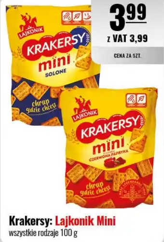 Eurocash Krakersy: Lajkonik Mini 100 g oferta