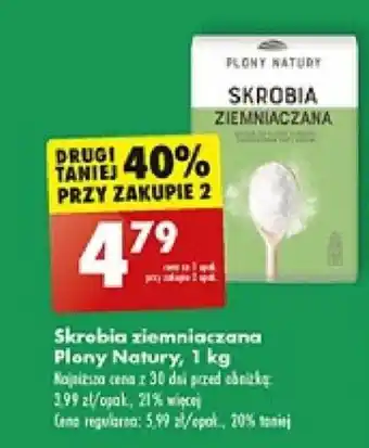 Biedronka Skrobia ziemniaczana Płony Natury 1 kg oferta