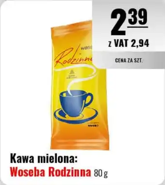Eurocash Kawa mielona: Woseba Rodzinna 80 g oferta
