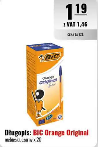 Eurocash Długopis: BIC Orange Original oferta