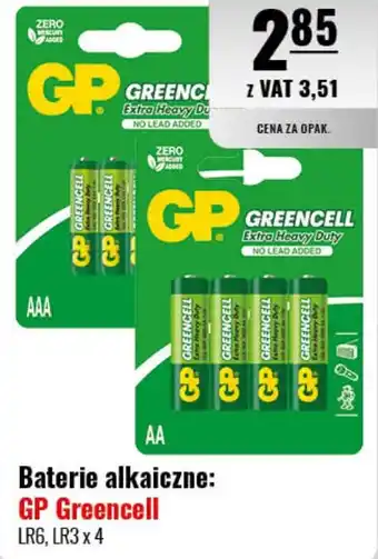 Eurocash Baterie GP Greencell LR6, LR3 x 4 oferta