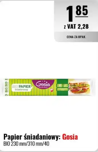 Eurocash Papier śniadaniowy: Gosia oferta