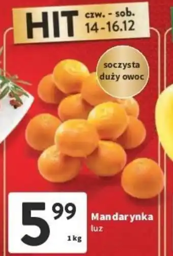 Intermarche Mandarynka luz 1 kg oferta