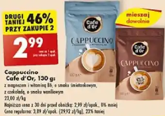 Biedronka Cappuccino Cafe d'Or, 130 g oferta