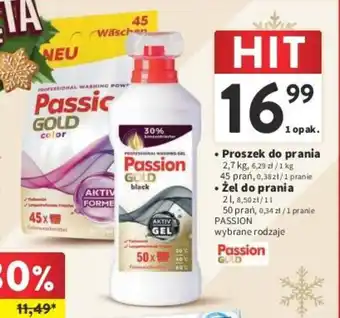 Intermarche Passion Proszek do prania 2,7 kg / Żel do prania 2 l oferta