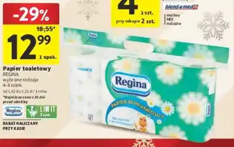 Intermarche Papier toaletowy REGINA 4-8 rolek oferta