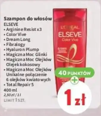 Intermarche Szampon do włosów ELSEVE 400 ml oferta