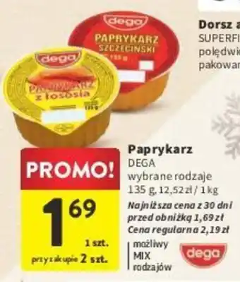 Intermarche Paprykarz DEGA 135 g oferta