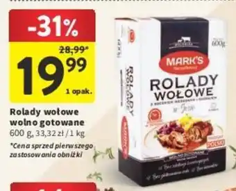 Rolady wołowe wolno gotowane 600 g