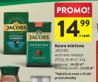 Intermarche Kawa mielona JACOBS 250 g oferta