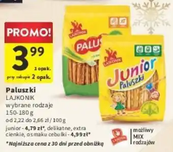 Intermarche Paluszki LAJKONIK 150-180 g oferta