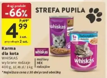 Intermarche Karma dla kota WHISKAS 400 g oferta