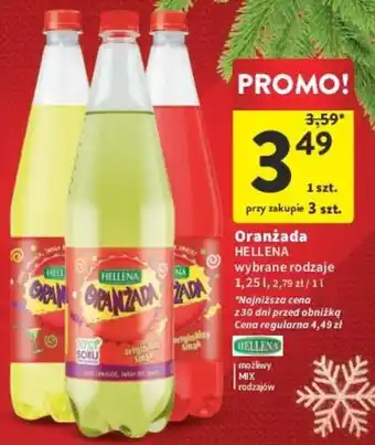 Intermarche Oranżada HELLENA 1,25 l oferta