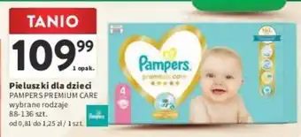 Intermarche Pieluszki dla dzieci PAMPERS PREMIUM CARE 88-136szt. oferta