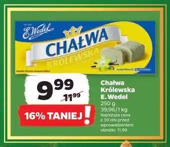 Netto Chałwa królewska e. wedel oferta
