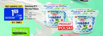 Polomarket Śmietana 12 % 1 SZT 400 G oferta