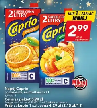 Lewiatan Napój Caprio 2l oferta