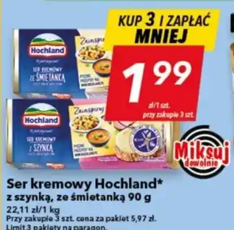 Lewiatan Ser kremowy Hochland 90 g oferta