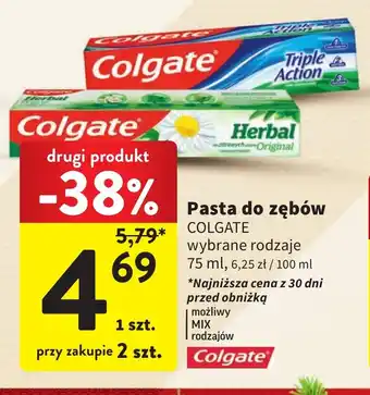 Intermarche Pasta do zębów COLGATE 75 ml oferta