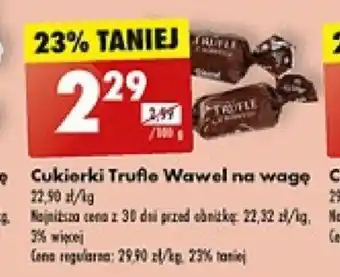 Biedronka Cukierki Truflowe Wawel na wagę 100g oferta