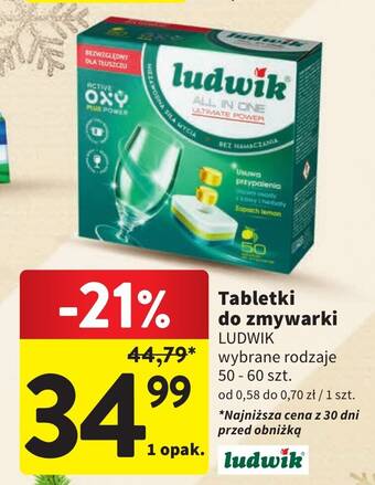 Intermarche Tabletki do zmywarki LUDWIK 50-60szt. oferta
