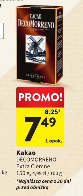 Intermarche Kakao DECOMORRENO 150g oferta
