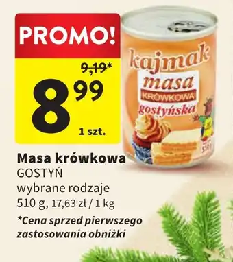 Intermarche Masa krówkowa GOSTYŃ 510g oferta