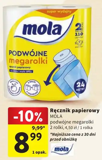 Intermarche Ręcznik papierowy MOLA 2 rolki oferta
