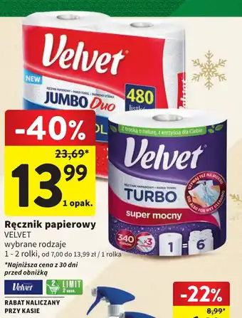 Intermarche Ręcznik papierowy VELVET oferta