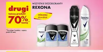 Biedronka Wszystkie dezodoranty rexona oferta